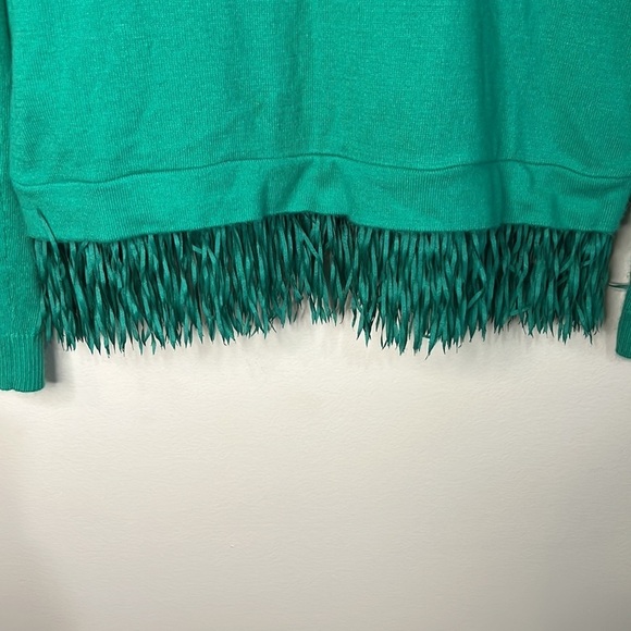 Lilly Pulitzer emerald green marquerite sweater #003683 size XS - Picture 3 of 4